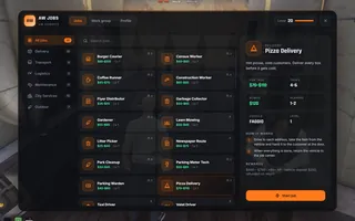 Job Center, in game
