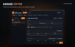 Garage editor