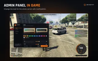 Admin panel in game